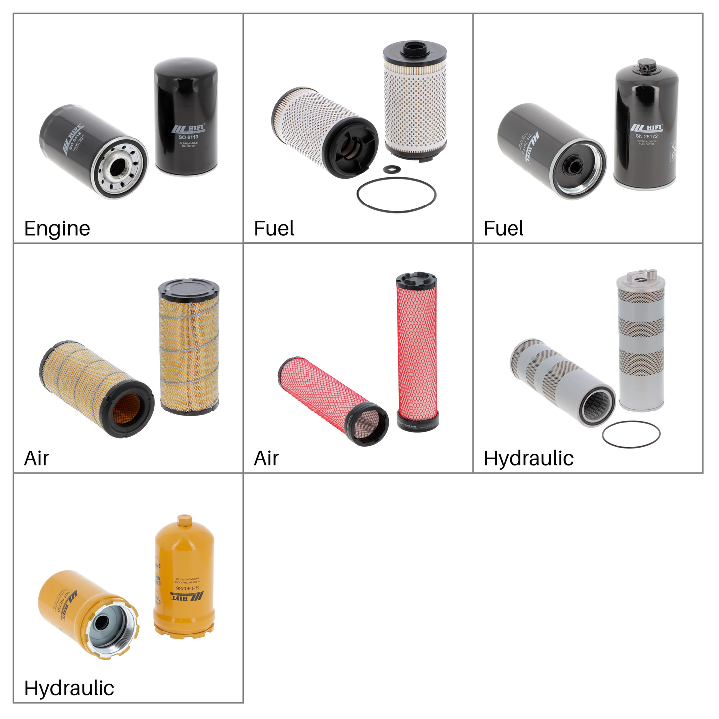 Hitachi ZX160-6 ZX160LC-6 | Filter Kit