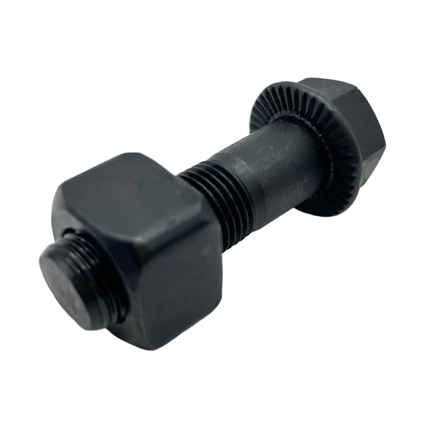 Black bolt on a white background