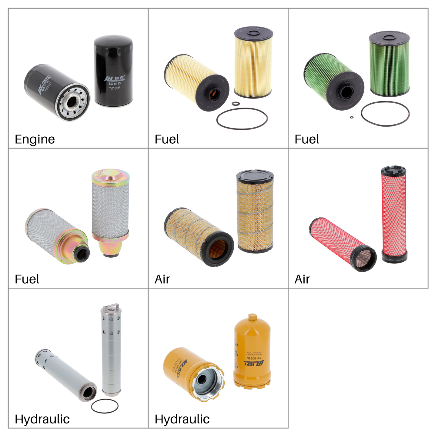 Hitachi Zaxis ZX130-5 ZX130LCN-5 | Filter Kit