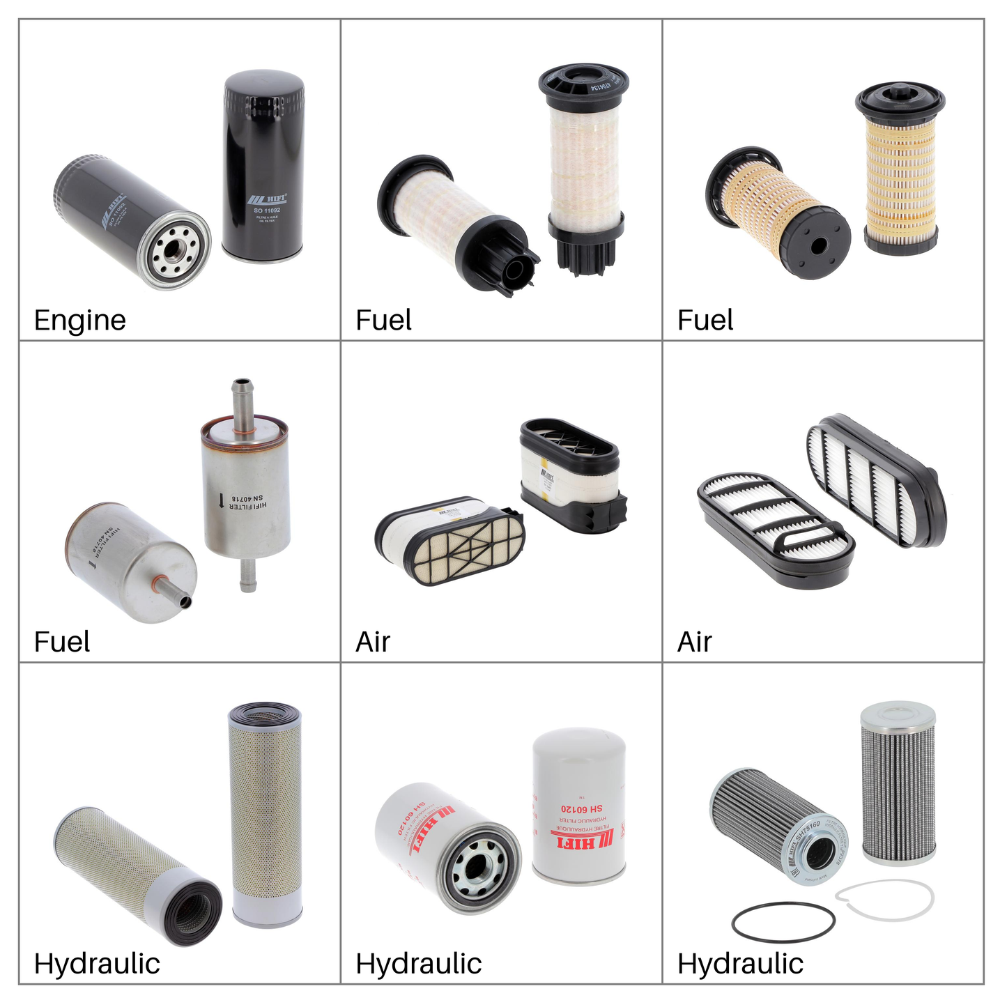 Hyundai Robex 140-9A Robex 140LC-9A R140-9A R140LC-9A | Filter Kit