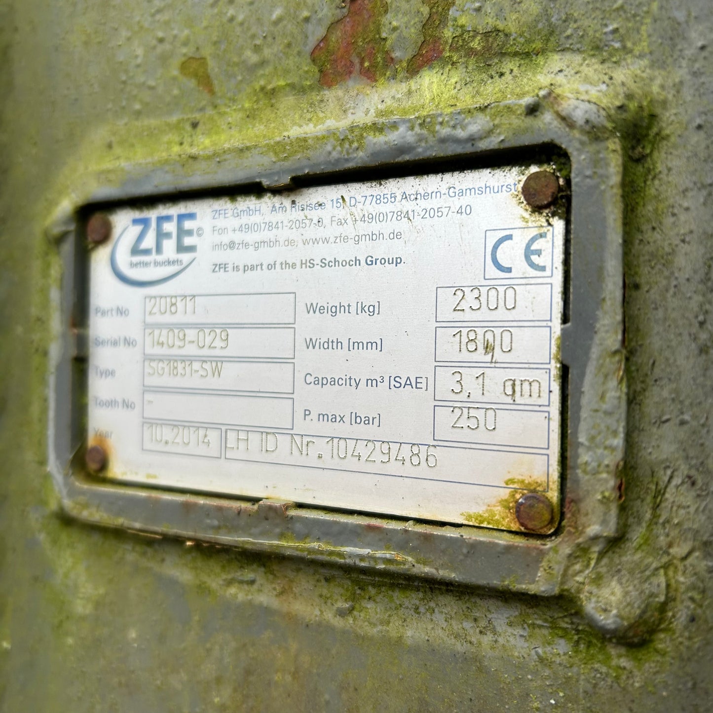 Pinza para troncos de excavadora ZFE | Liebherr, Volvo