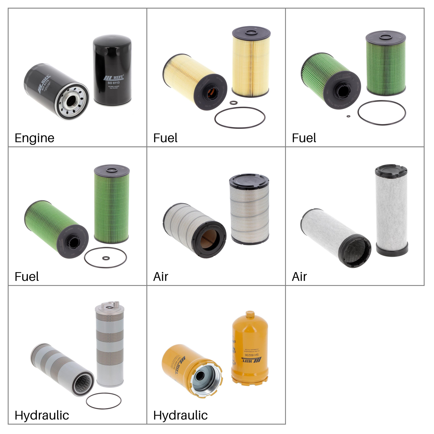 Hitachi ZX210-3 ZX210LC-3 | Filter Kit