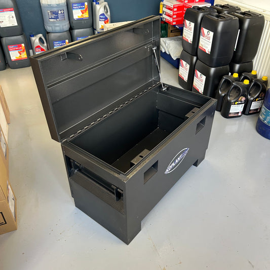 Medium Lockable Steel Storage Box – Rugged Portable Site Chest