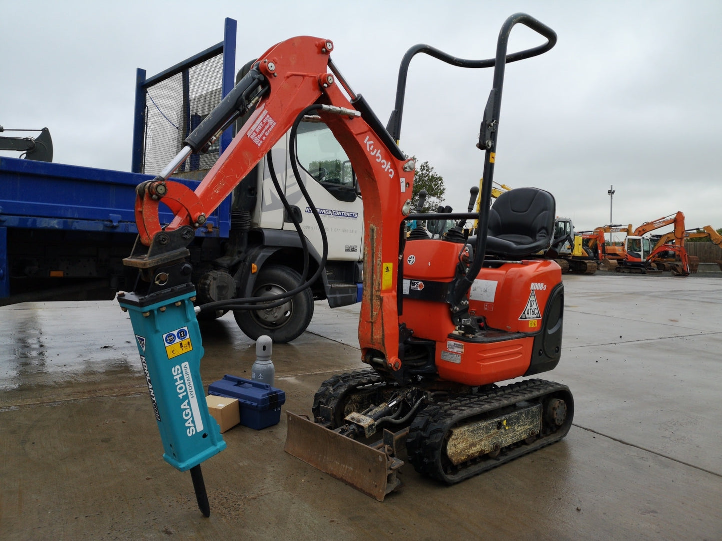 MSB 10HS Rock Hammer | 0.8-1.2 ton Excavators