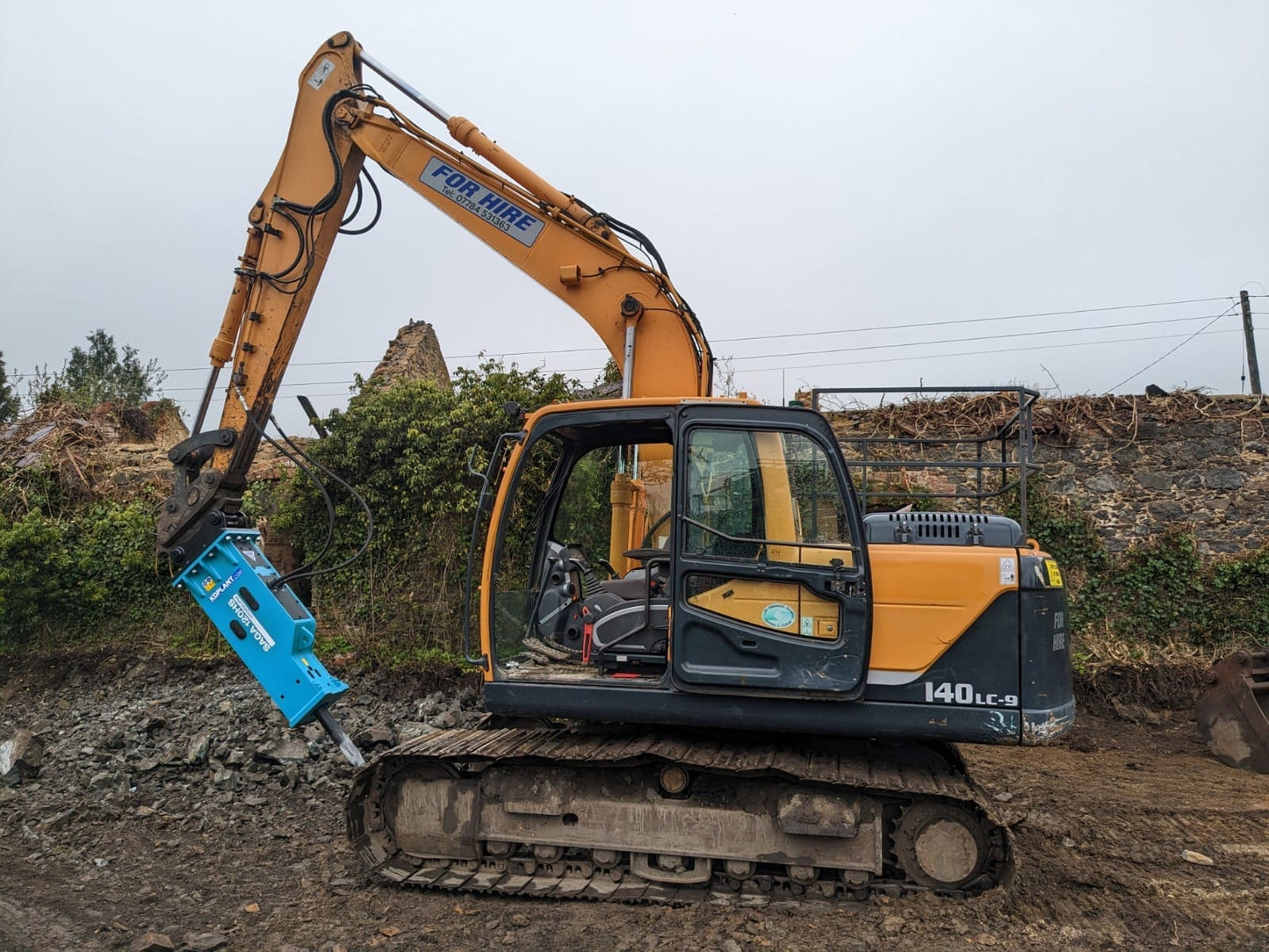 MSB 120HS Rock Hammer | 11-16 ton Excavators