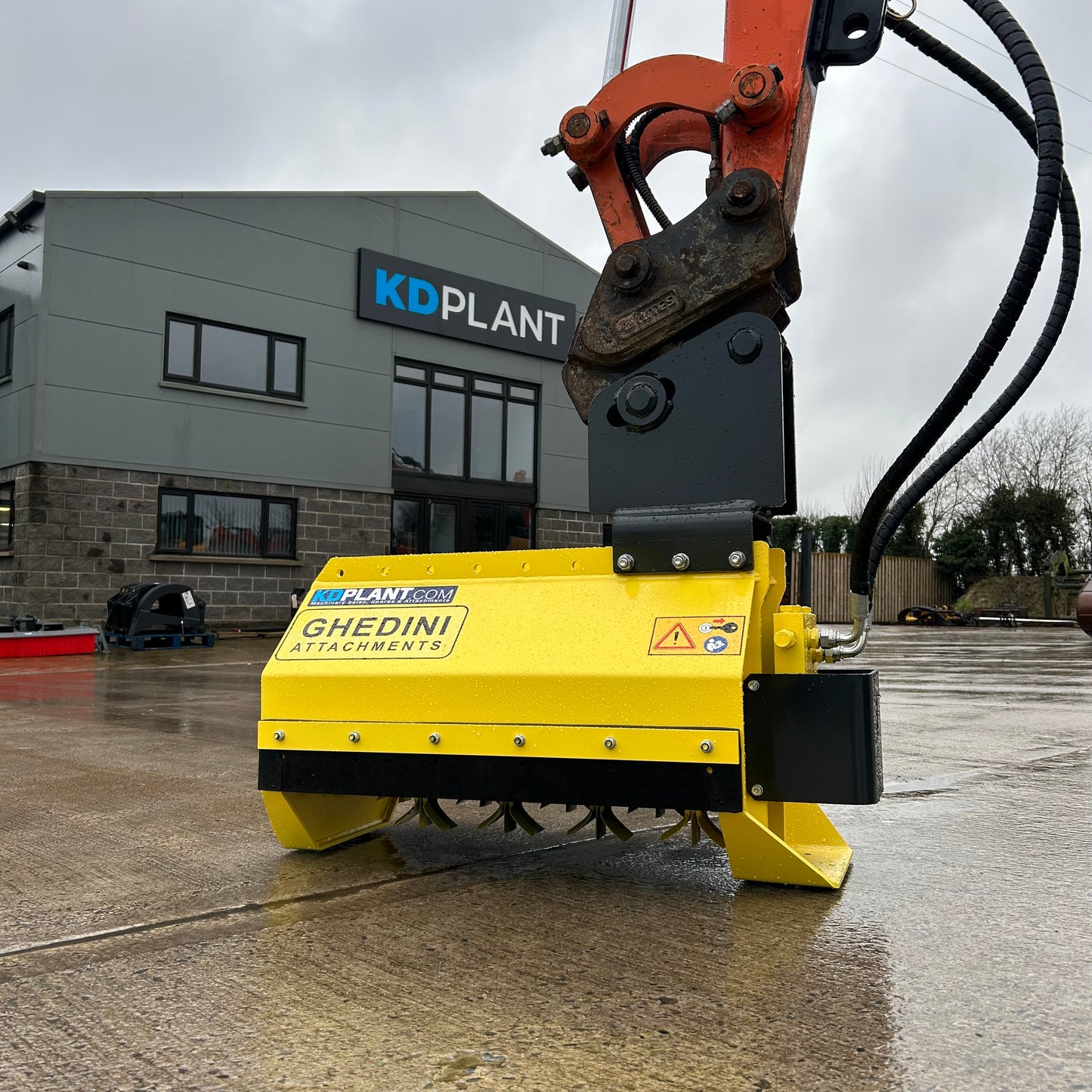 Flail Mulcher for 1-3 ton Excavator | Ghedini DA 56