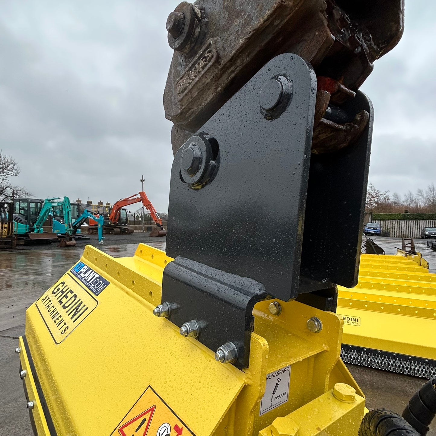 Flail Mulcher for 1-3 ton Excavator | Ghedini DA 56