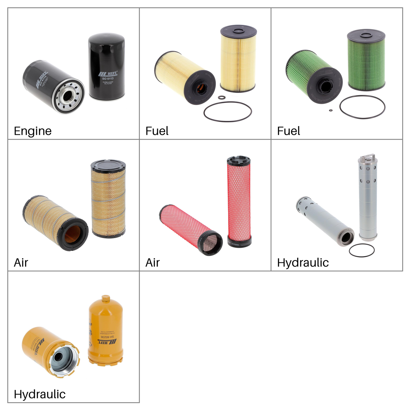 Hitachi Zaxis ZX130-3 ZX130LCN-3 | Filter Kit