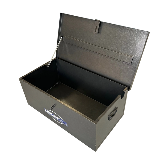 Small Lockable Steel Storage Box – Rugged Portable Site Chest