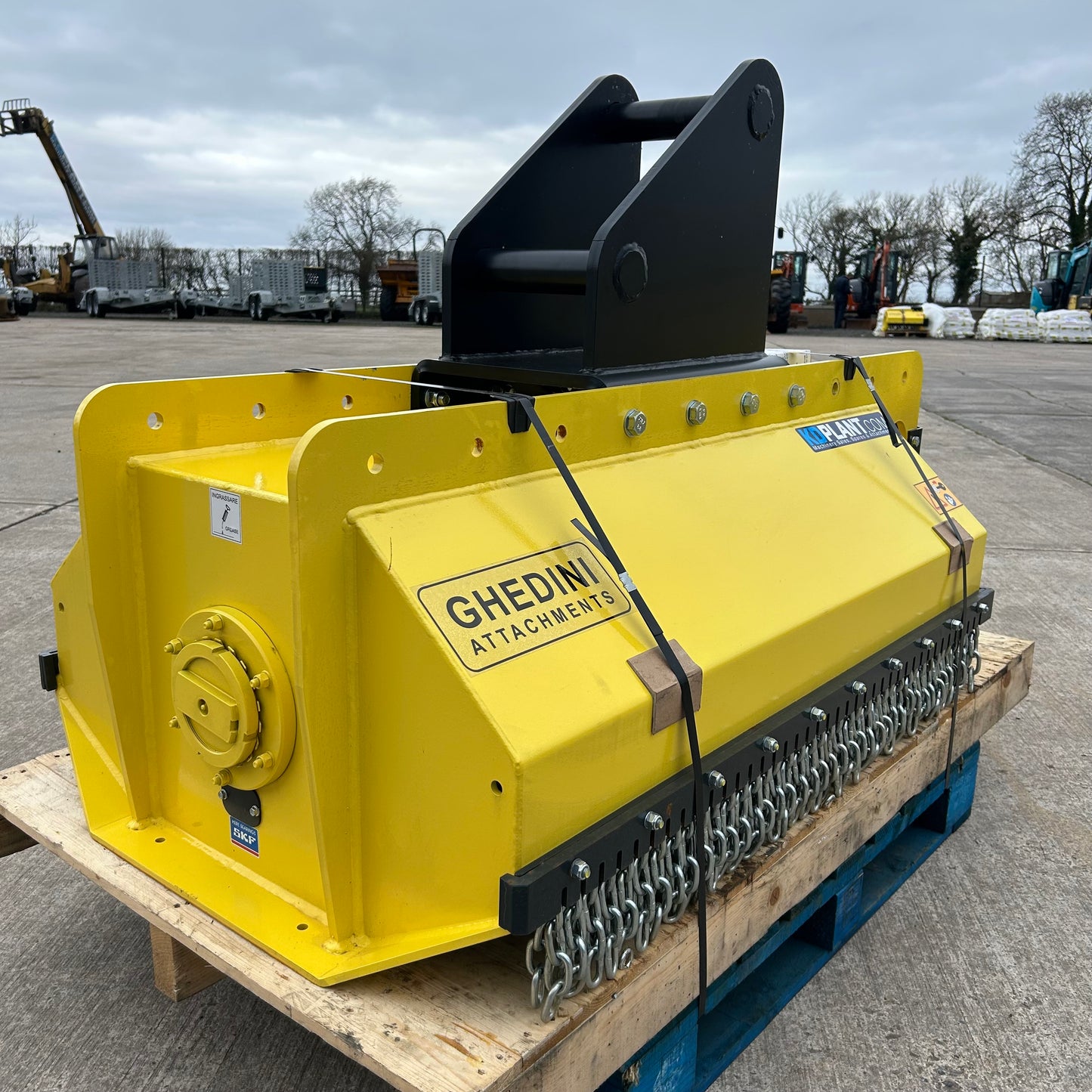 Flail Mulcher for 10-15 ton Excavator | Ghedini DK 13