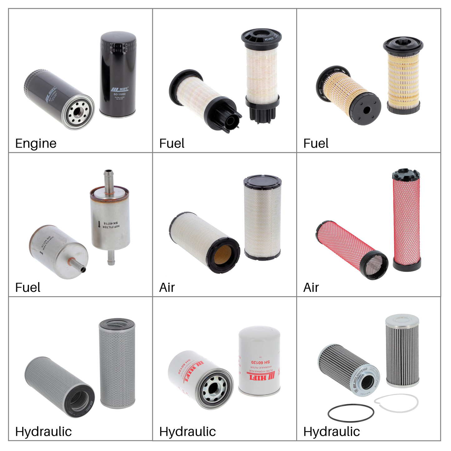 Hyundai Robex 125-9A Robex 125LCR-9A R125-9A R125LCR-9A | Filter Kit