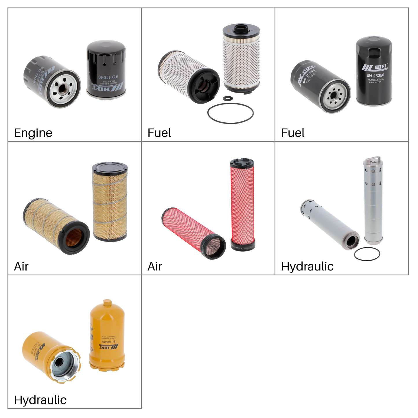 Hitachi Zaxis ZX130-7 ZX130LCN-7 | Filter Kit