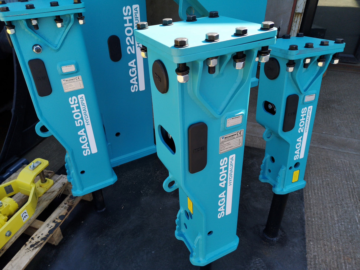 MSB 40HS Rock Hammer | 2.9-4 ton Excavators