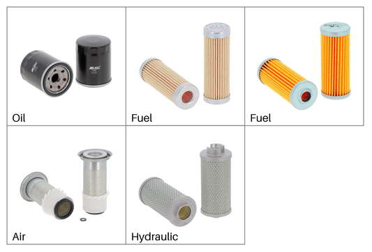 Hitachi EX30 EX30-1 EX35 EX35-1 | Kit de filtros