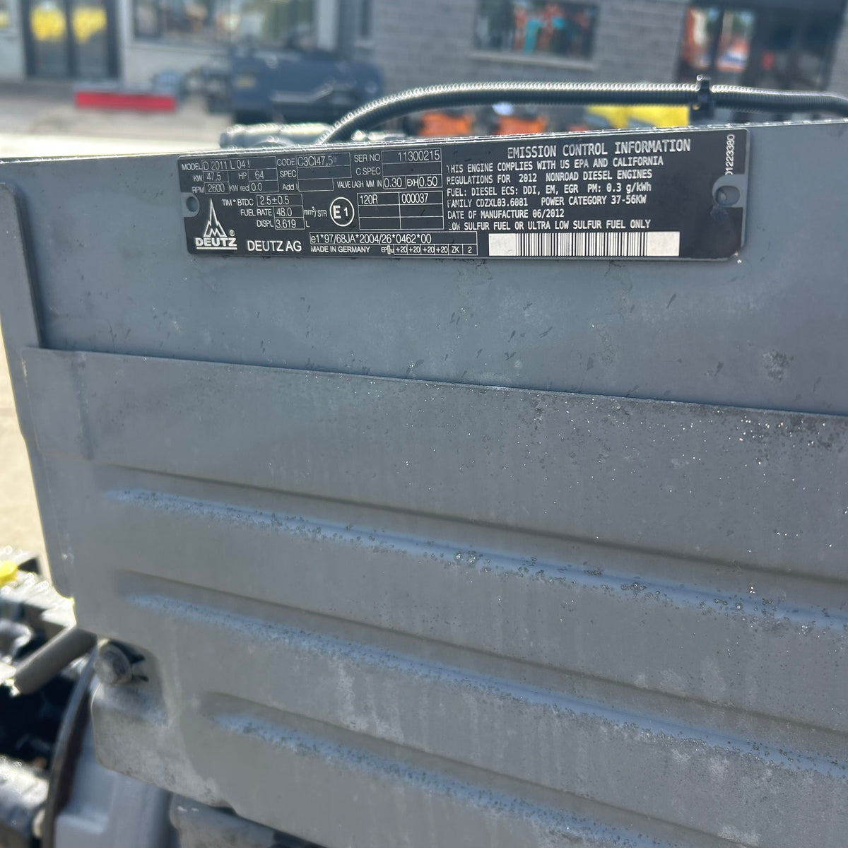 Deutz D2011-L04I Diesel Engine | 3.6L