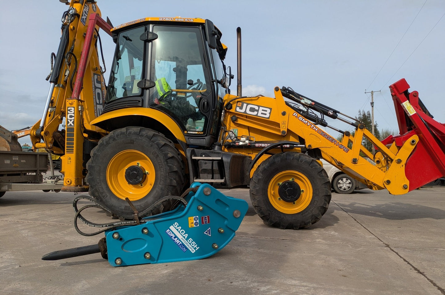 MSB 55H Backhoe Rock Hammer