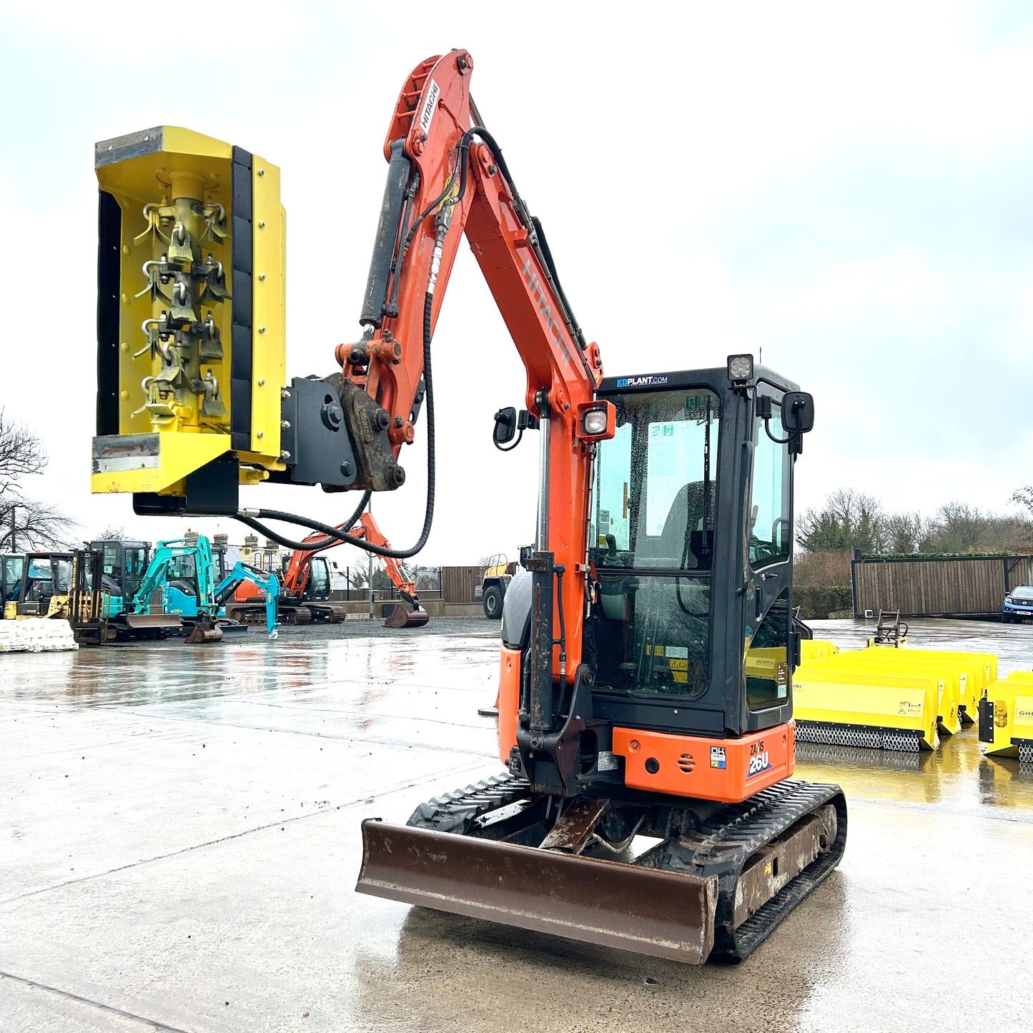 Flail Mulcher for 1-3 ton Excavator | Ghedini DA 56