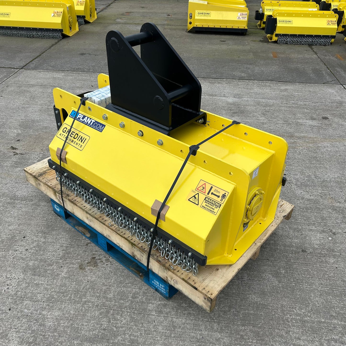 Flail Mulcher for 10-15 ton Excavator | Ghedini DK 13