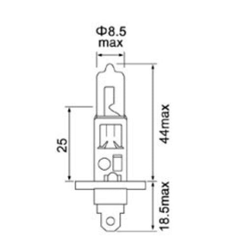 24v 70w H1 P14.5s (N466)