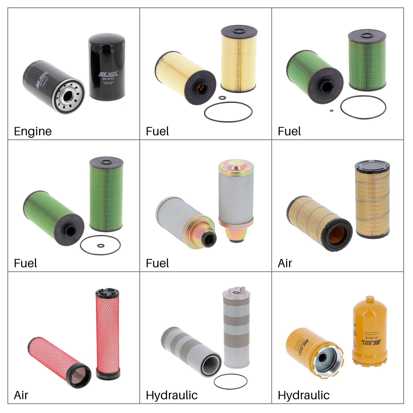 Hitachi ZX160-5 ZX160LC-5 | Filter Kit