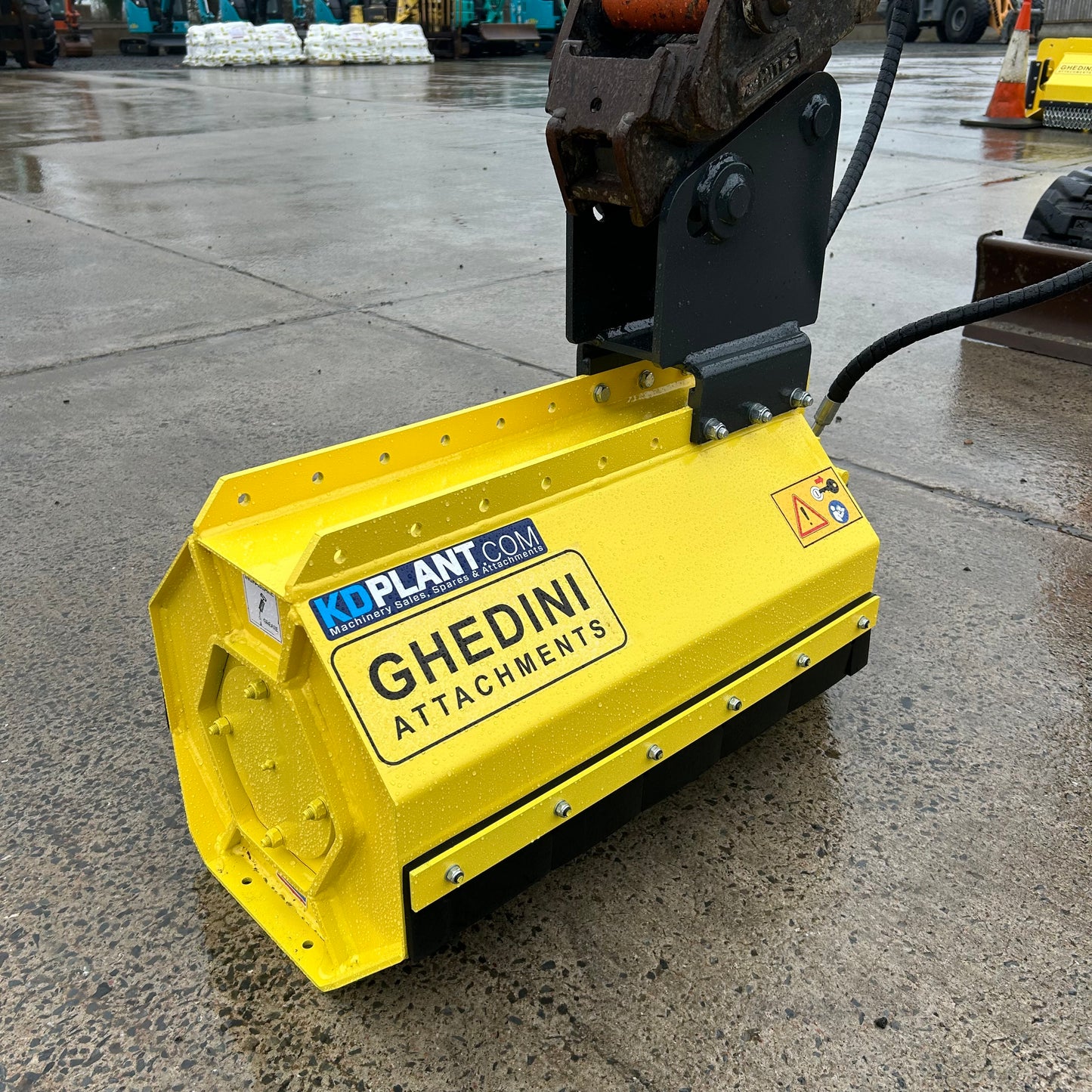 Flail Mulcher for 1-3 ton Excavator | Ghedini DA 56