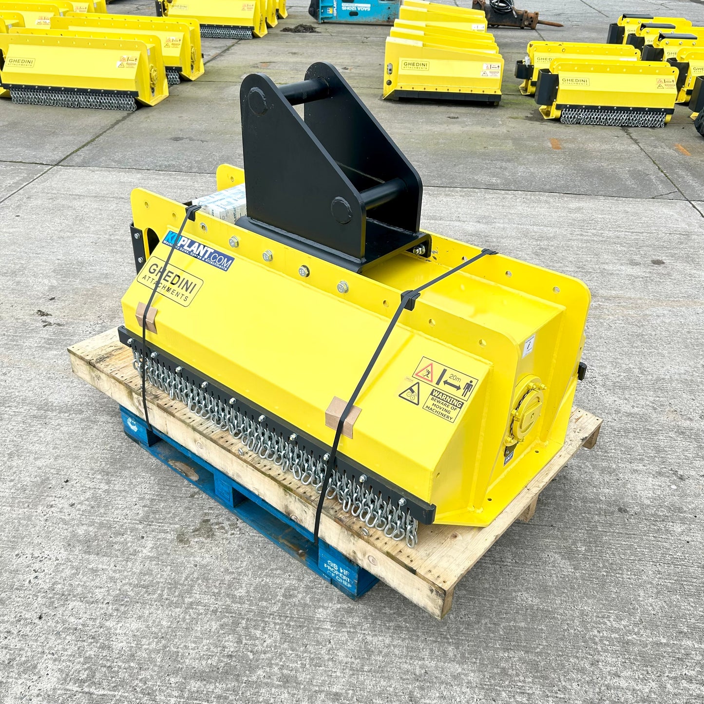 Flail Mulcher for 10-15 ton Excavator | Ghedini DK 13