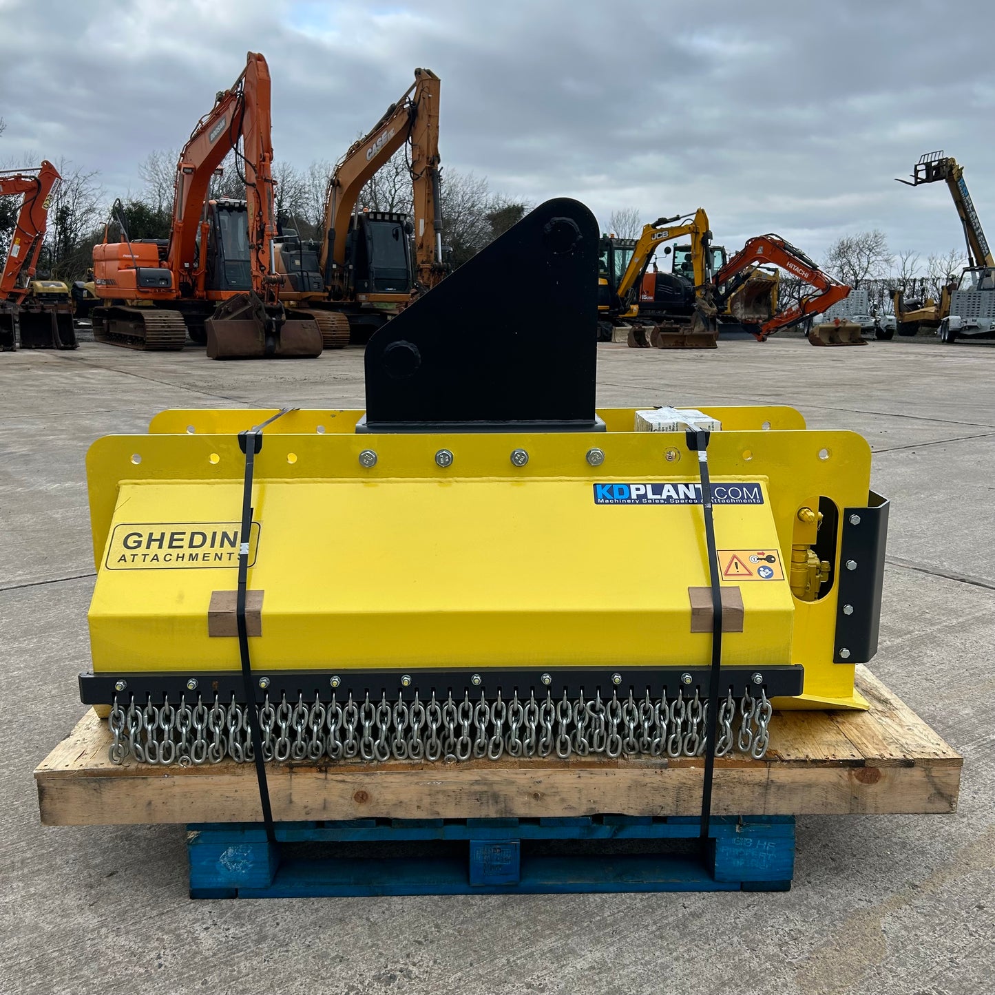 Flail Mulcher for 10-15 ton Excavator | Ghedini DK 13