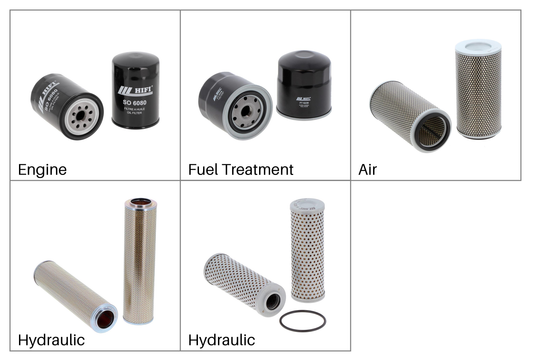 Hitachi EX100 EX100-1 | Filter-Kit