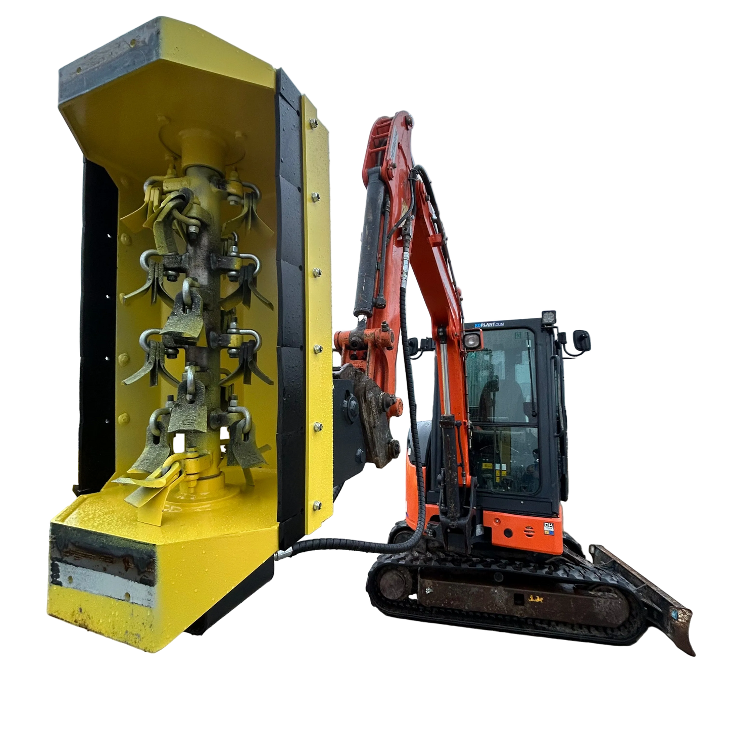 Flail Mulcher for 1-3 ton Excavator | Ghedini DA 56
