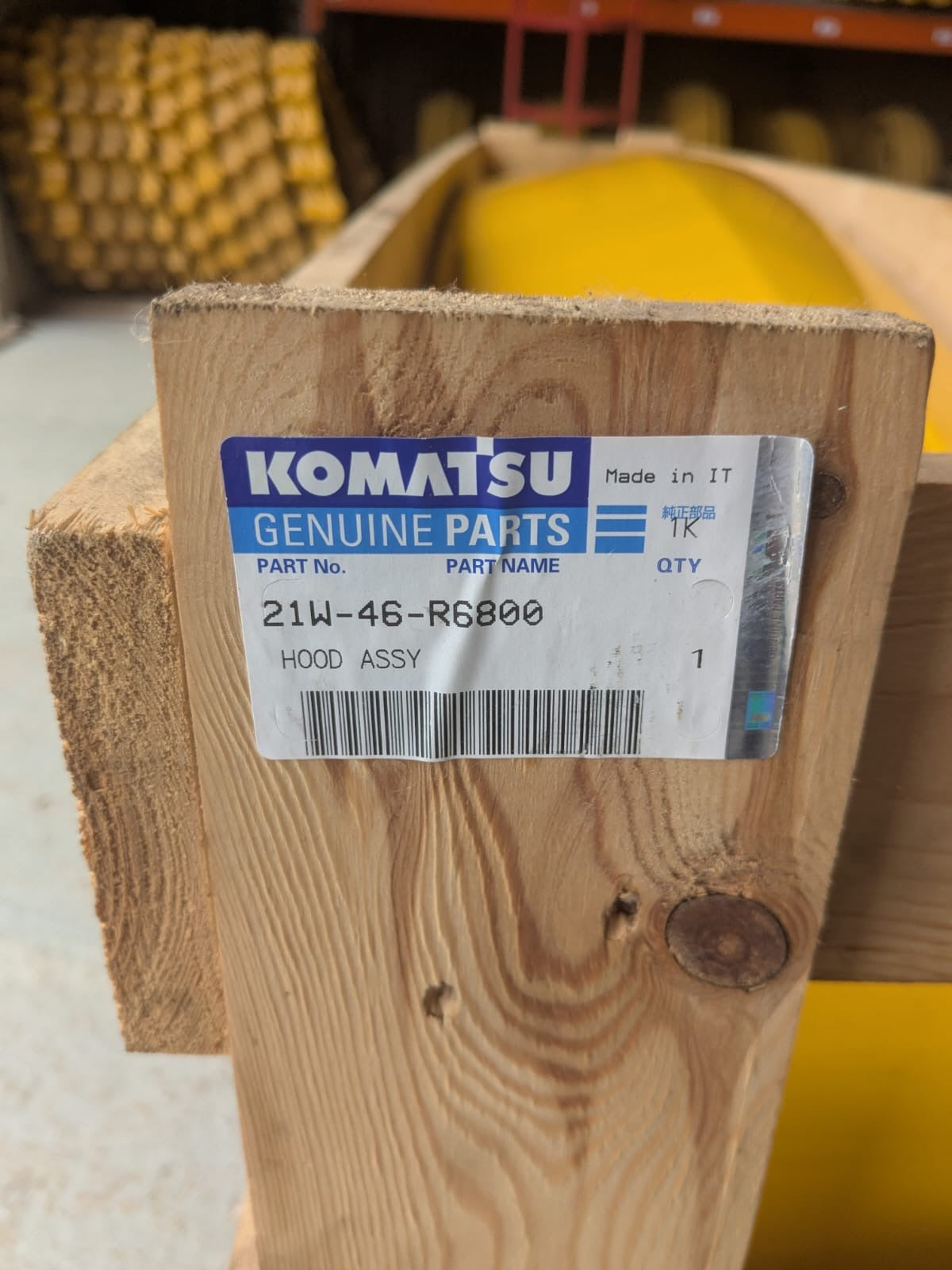 Komatsu Panel PC88MR-6 PW98MR-6 | 21W-46-R6800