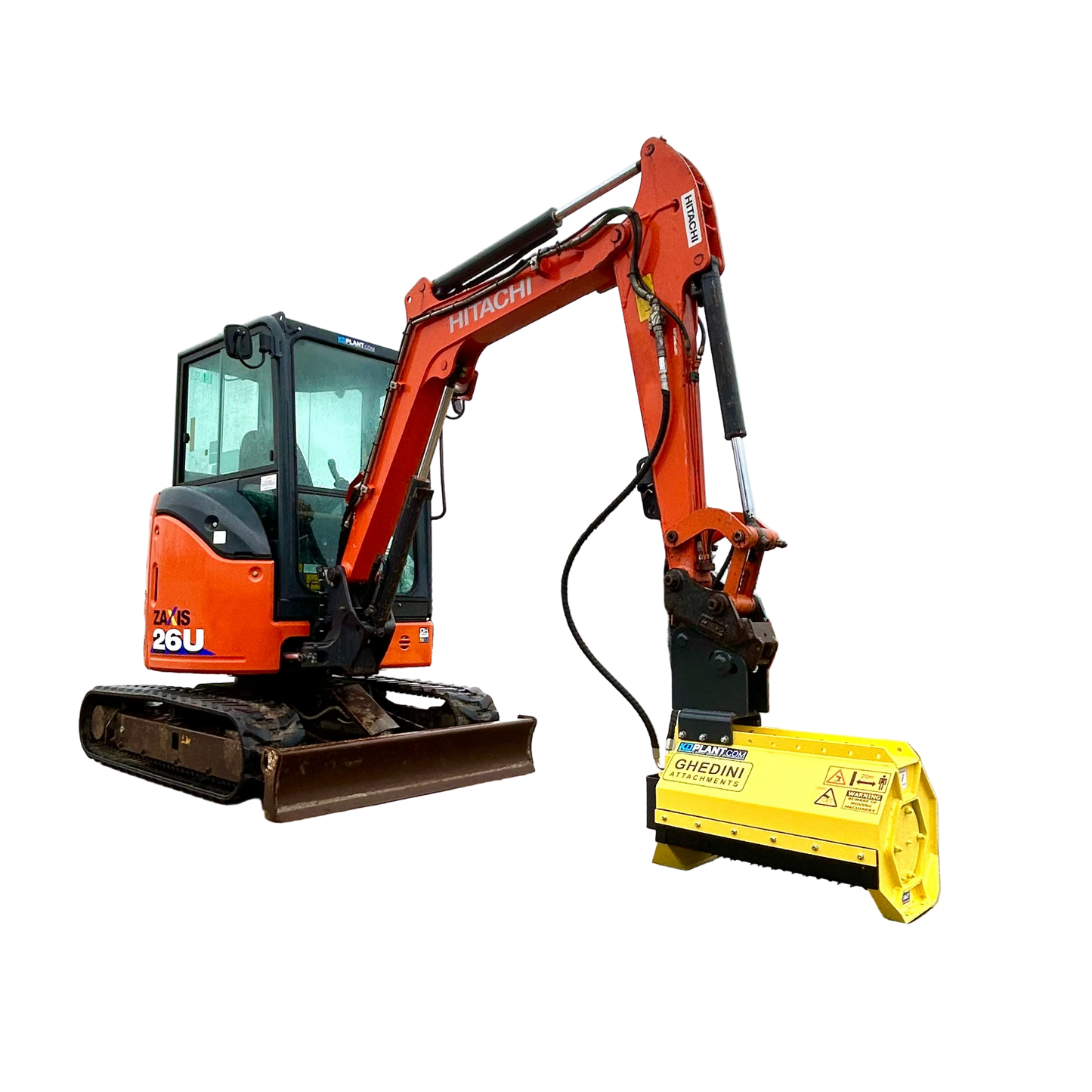 Flail Mulcher for 1-3 ton Excavator | Ghedini DA 56