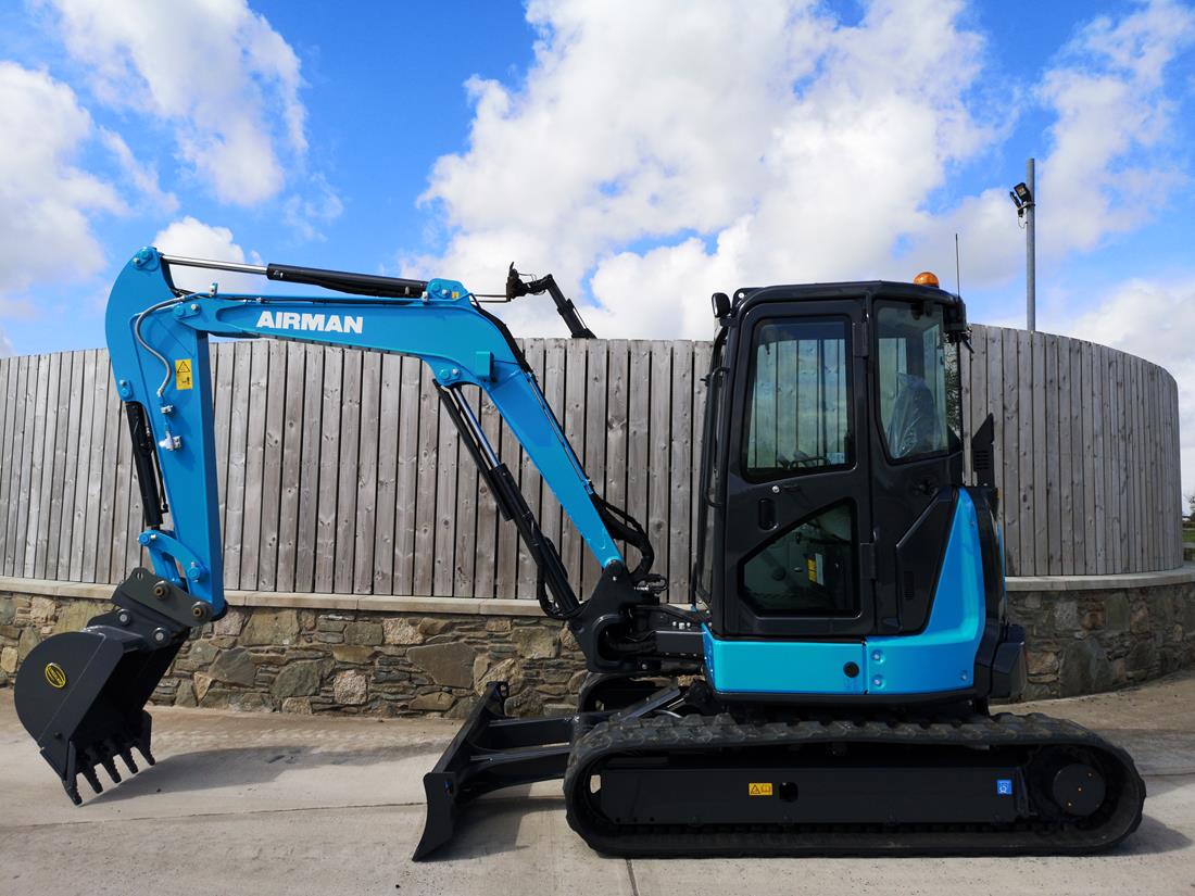 Airman AX55u-7 | New 2025 5 ton Mini Excavator