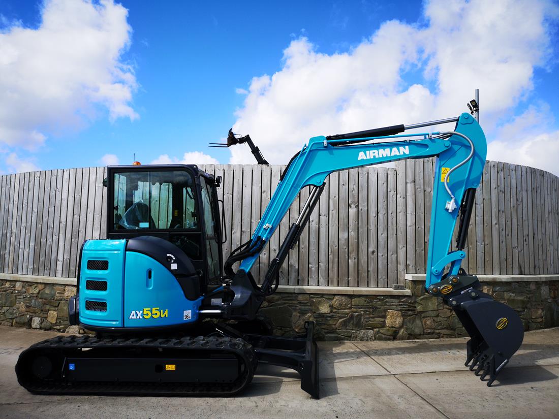 Airman AX55u-7 | New 2025 5 ton Mini Excavator