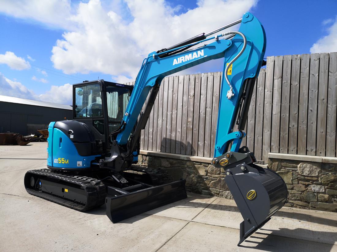 Airman AX55u-7 | New 2025 5 ton Mini Excavator