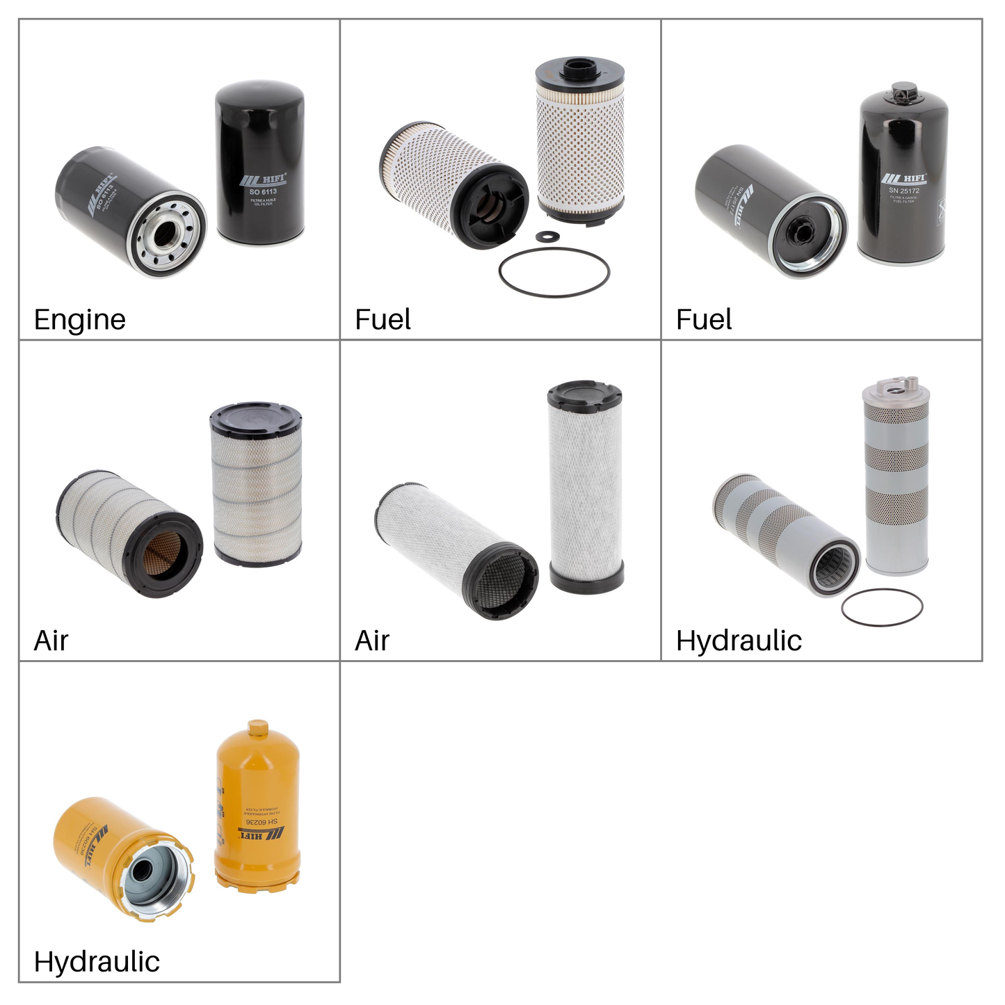 Hitachi ZX210-6 ZX210LC-6 | Filter Kit