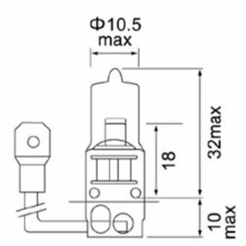 24V 70W H3 PK22S (N460)