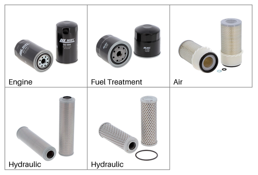 Hitachi EX60 EX60-1 | Kit de filtros