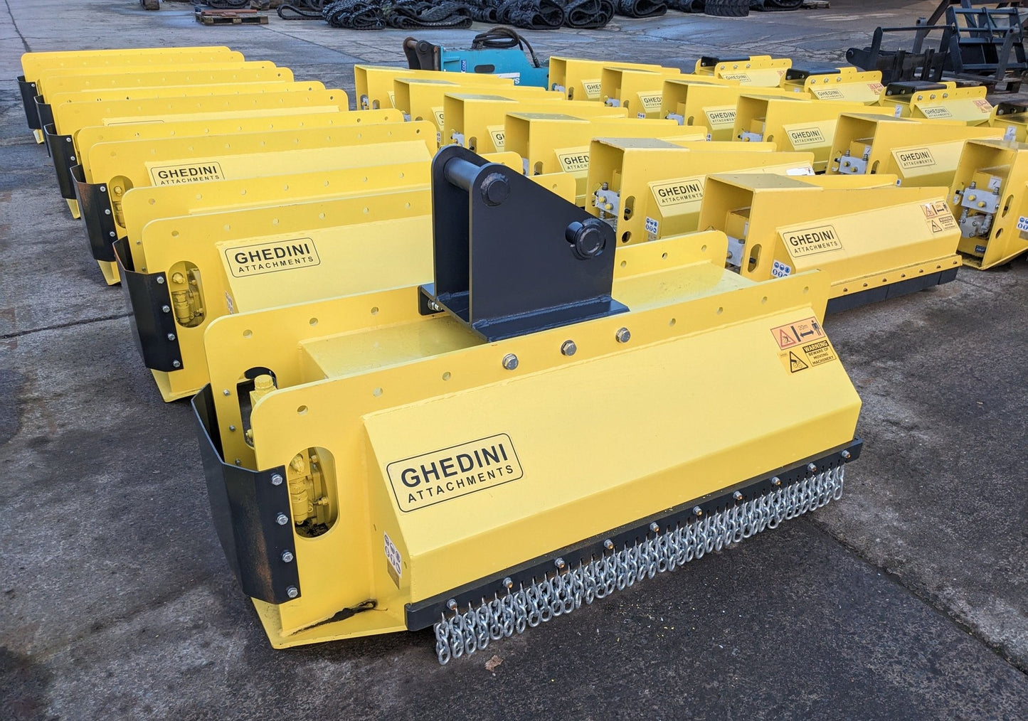 Flail Mulcher for 7-9 ton Excavator | Ghedini DK 13