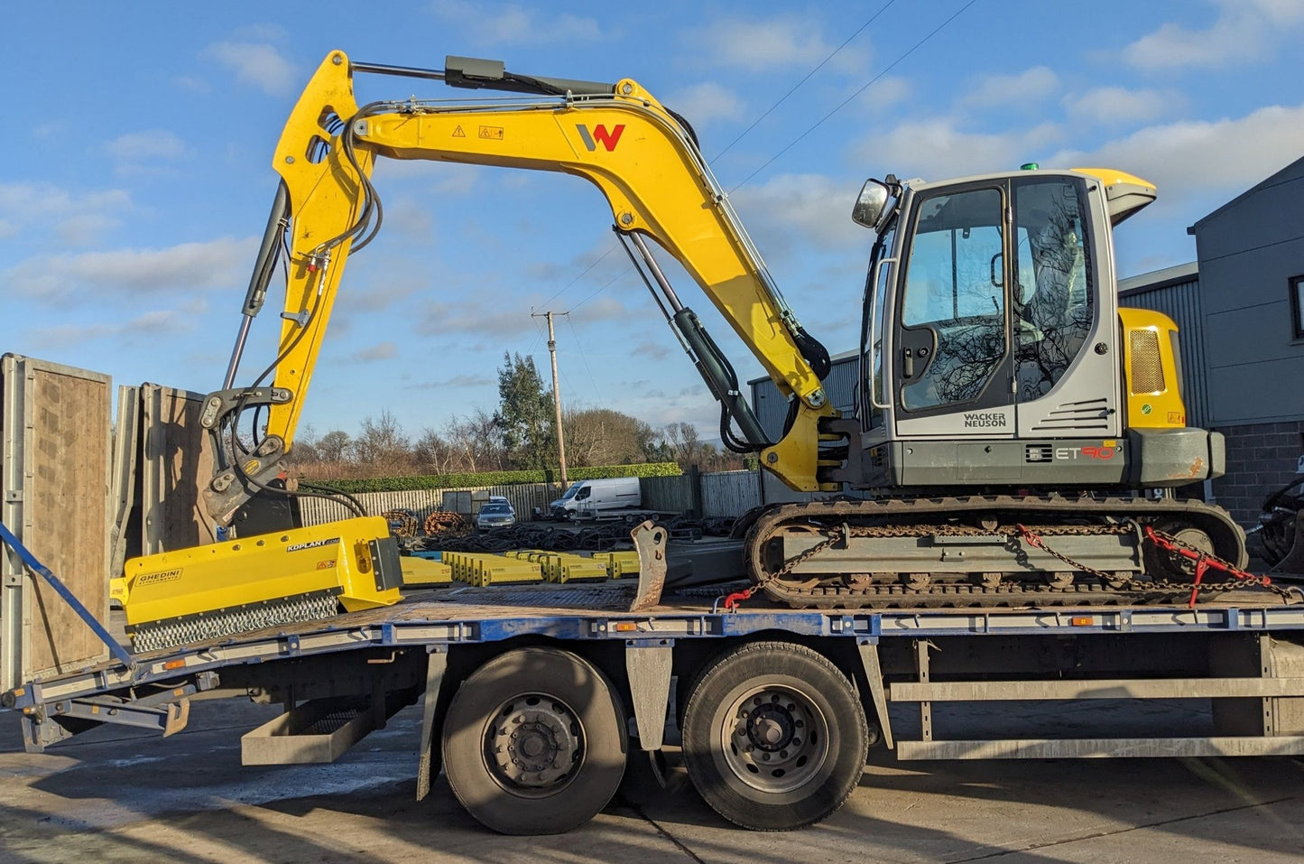 Flail Mulcher for 7-9 ton Excavator | Ghedini DK 13