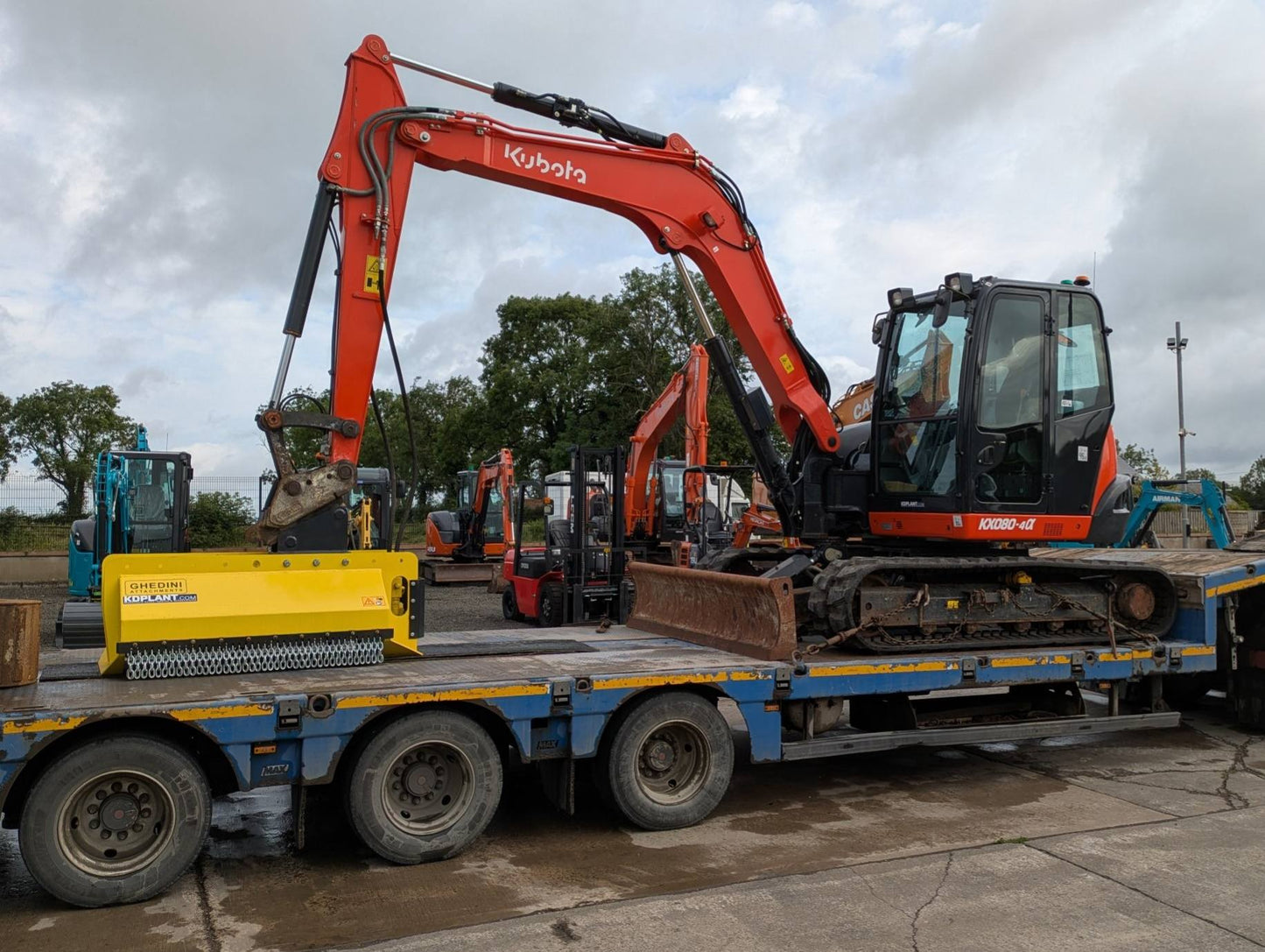 Flail Mulcher for 7-9 ton Excavator | Ghedini DK 13