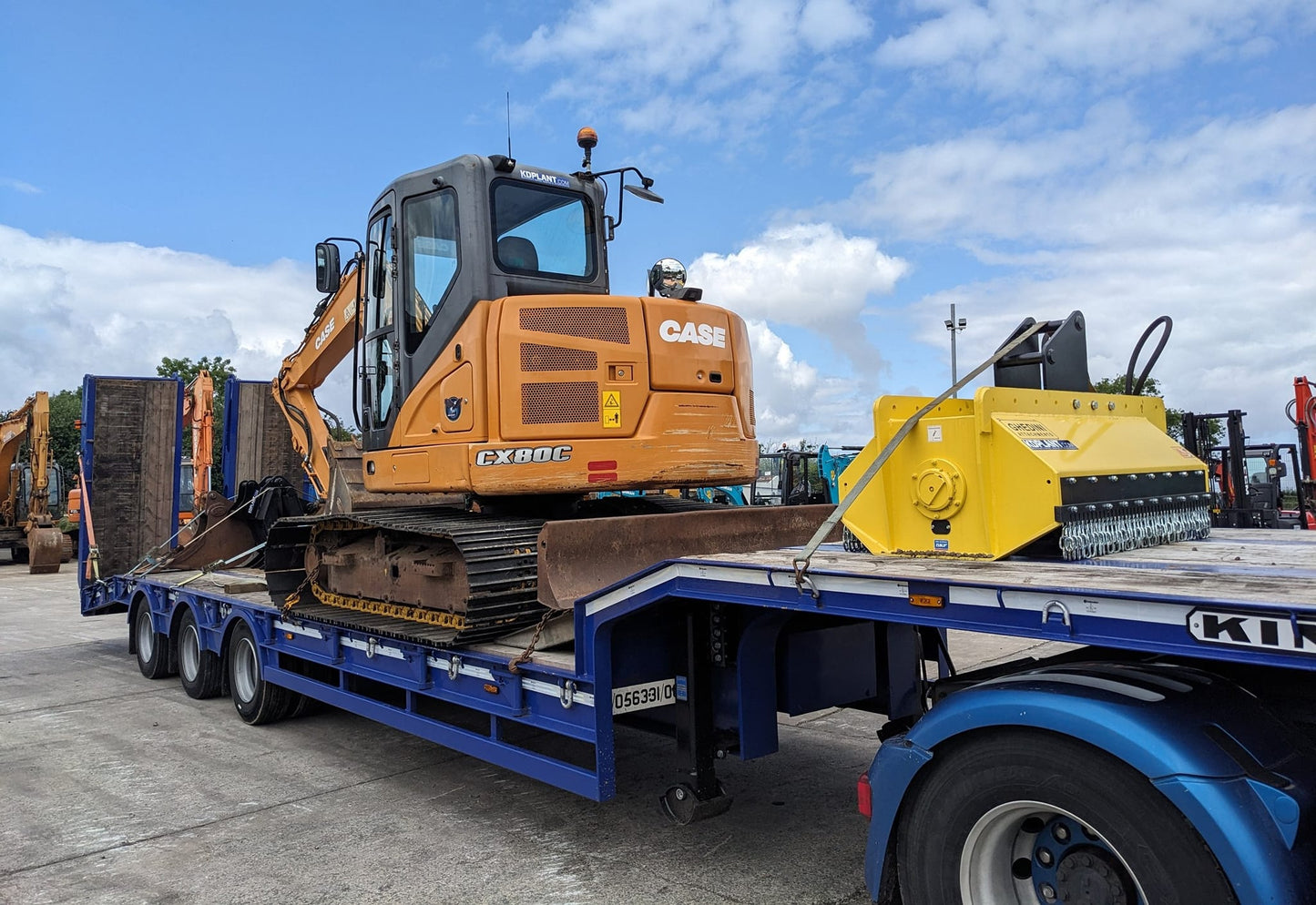 Flail Mulcher for 7-9 ton Excavator | Ghedini DK 13