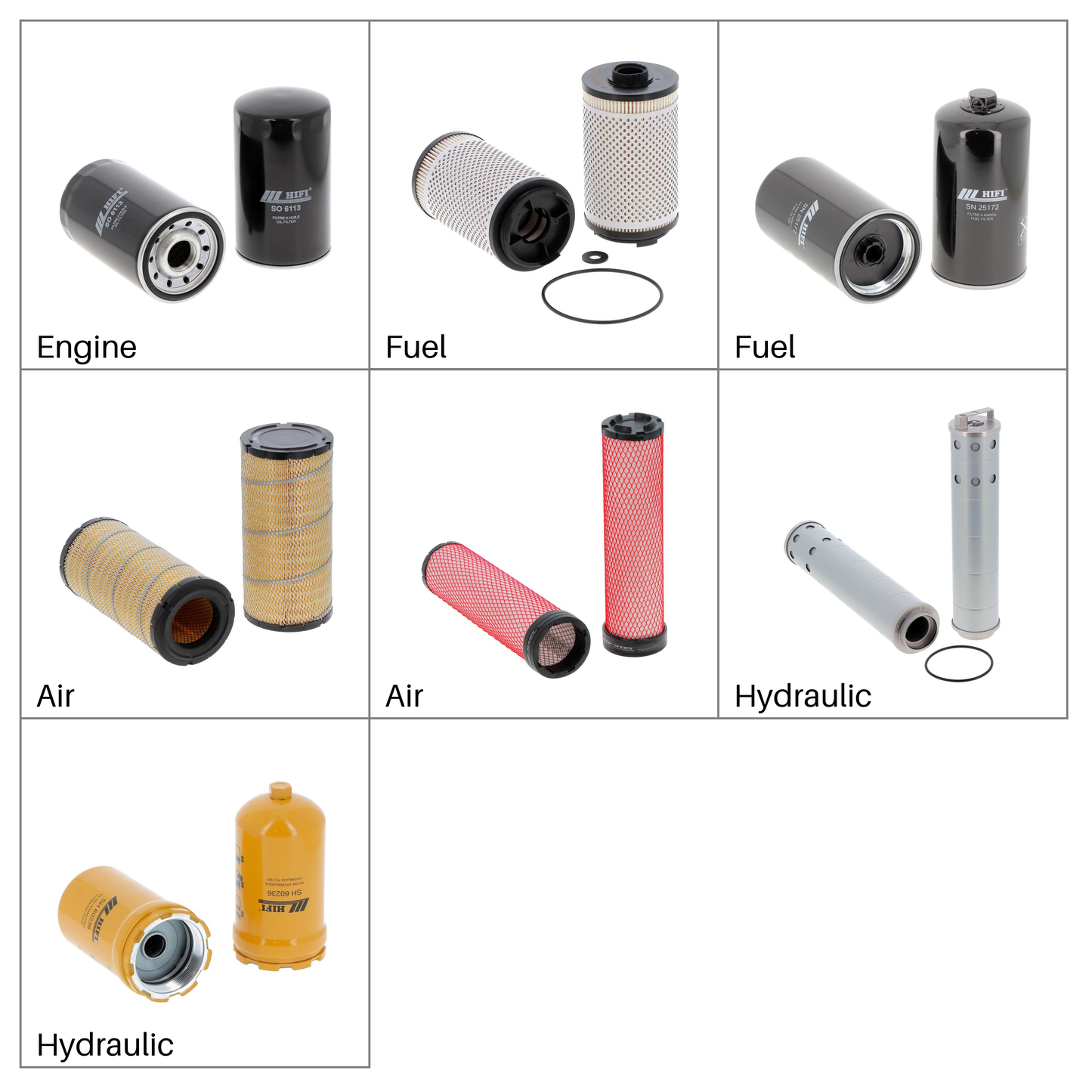 Hitachi Zaxis ZX130-6 ZX130LCN-6 | Filtersatz