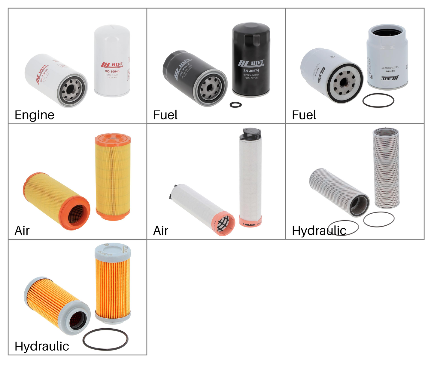 Doosan / Daewoo DX140LCR DX140LCR-1 | Filter Kit