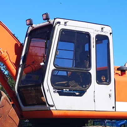 Fiat-Hitachi FH Excavator Cab Glass